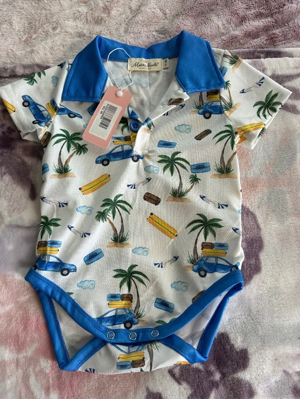 Tropical Onesie- by Marie Nicole
